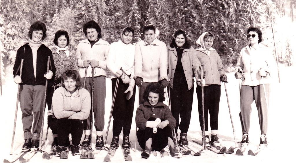 Lyžiarsky zájazd Račková dolina 1960 -8